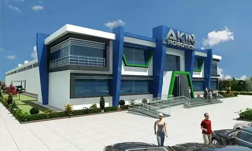 AKINROBOTICS Factory Views (3D)