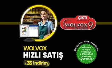 Wolvox 9 Hızlı Satış %35