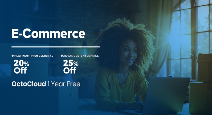 25%-20% Off on e-Commerce + OctoCloud Free