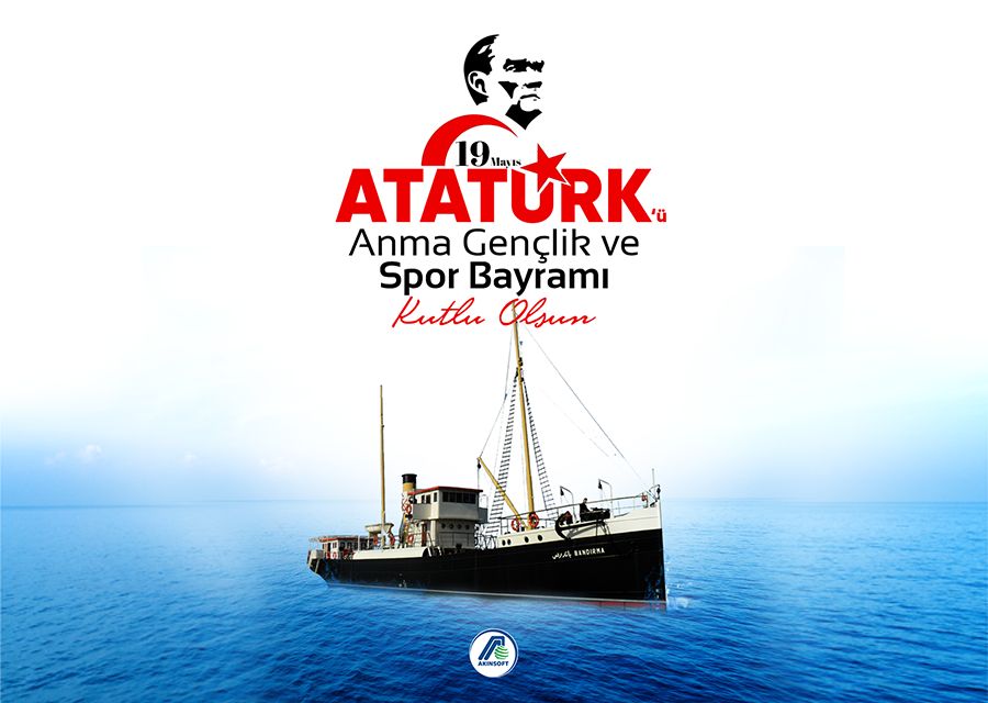 AKINSOFT ve AKINROBOTICS Yönetim Kurulu Başkanı Dr. Özgür AKIN’ın 19 Mayıs Atatürk’ü Anma, Gençlik ve Spor Bayramı Mesajı