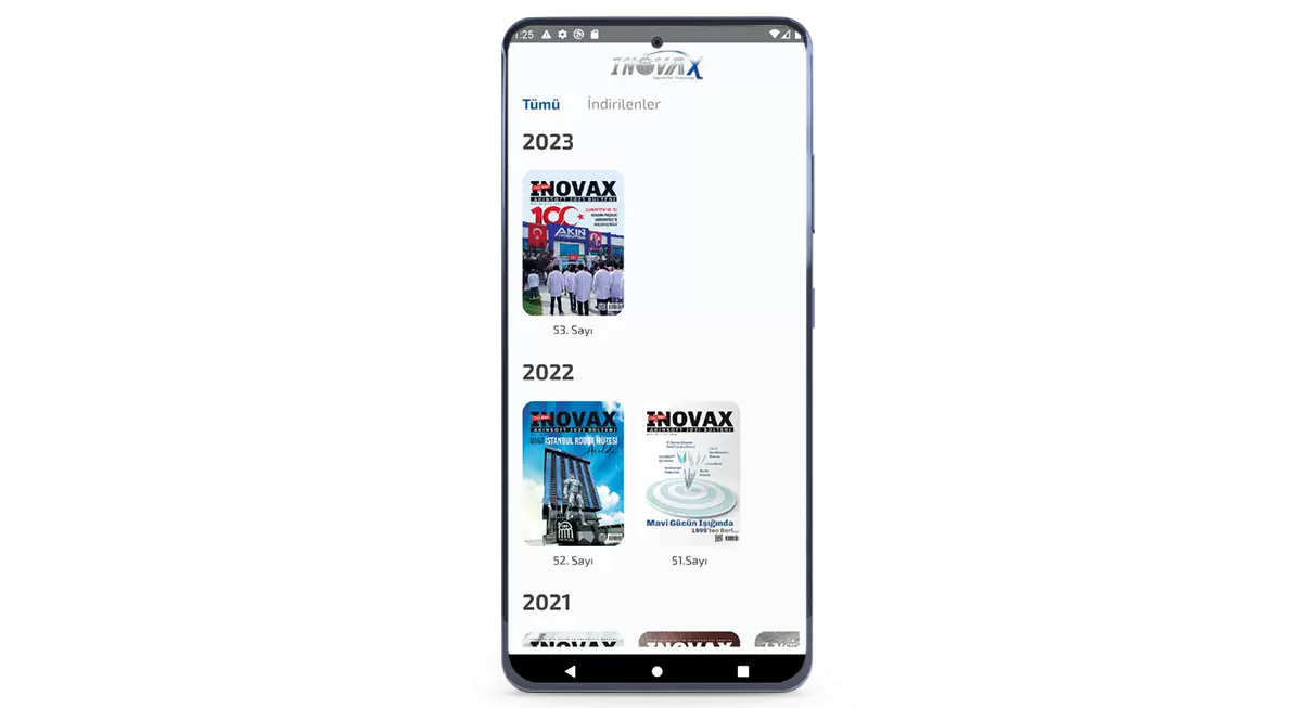  Inovax Dergisi (Android) / Programlar / AKINSOFT