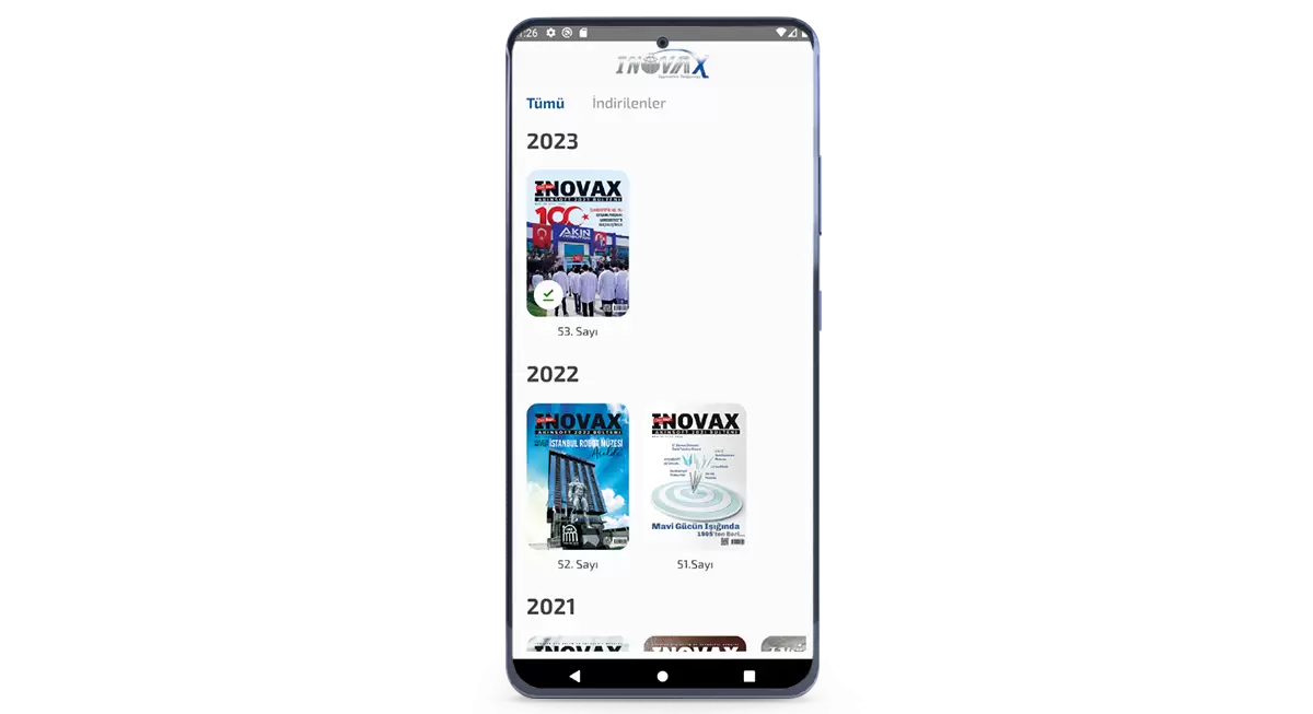  Inovax Dergisi (Android) / Programlar / AKINSOFT