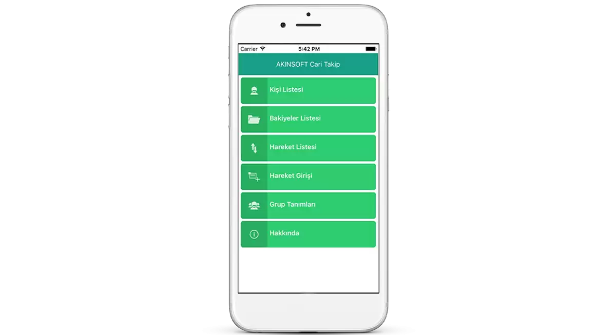  CariTakip (IOS) / Programlar / AKINSOFT